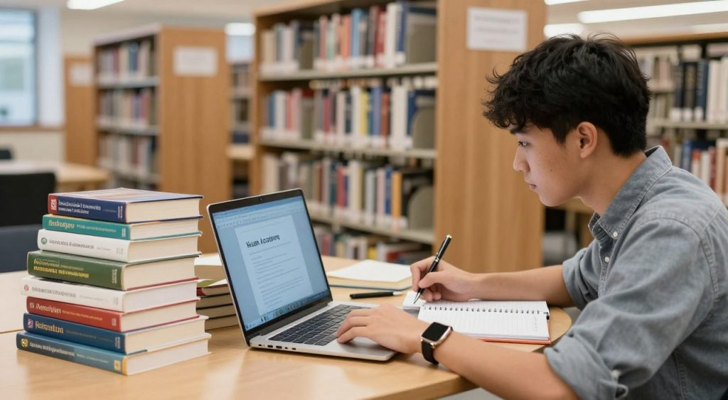 学生使用多种合法学习资源在图书馆学习 学生使用多种合法学习资源在图书馆学习